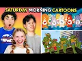 Download Lagu Teens React To 80s and 90s Saturday Morning Cartoons | React