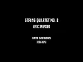 Shostakovich String Quartet No. 8 in C minor, Op. 110