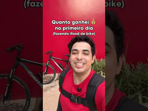 Quanto ganhei no primeiro dia fazendo ifood de bike