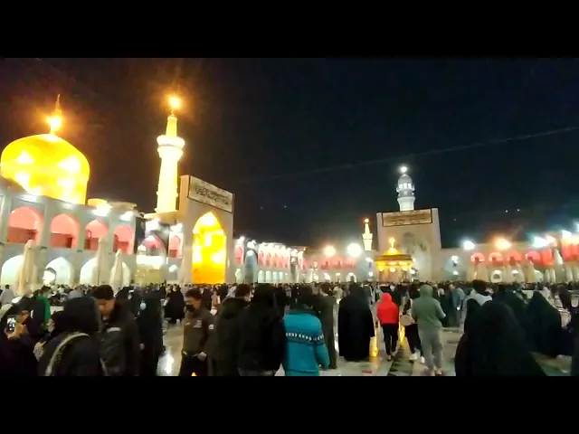 ⁣أجواء الحرم الرضوي الشريف على أعتاب شهادة الإمام ثامن الحجج علي بن موسى الرضا عليه السلام 1443ھ