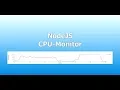 Node js - How to make dynamic CPU Monitor Chart