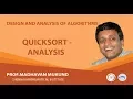 Quicksort - analysis