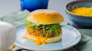 Le burger végétarien le plus croustillant que vous ayez goûté 😍