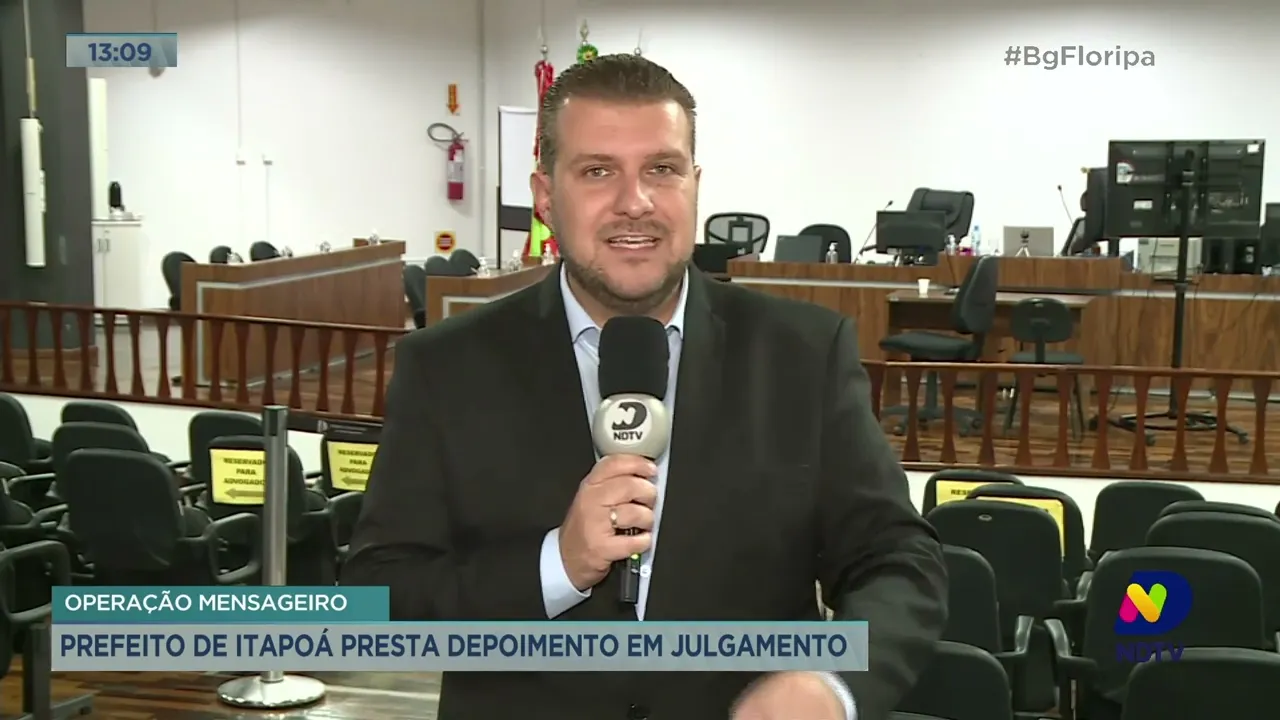 Operação Mensageiro: Prefeito de Itapoá presta depoimento em julgamento