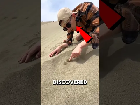 HE DISCOVERED SOMETHING IMPOSSIBLE IN THE SAND π±π₯