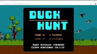 Coding a Duck-Hunt game HTML5 JavaScript