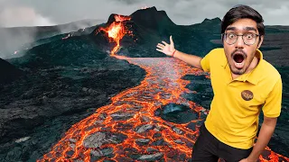 Download Visiting a Real Volcano | Halat Kharaab Ho Gayi😱 MP3