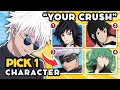 BLIND ANIME CHARACTER PICK for every SITUATION ANIME QUIZ
