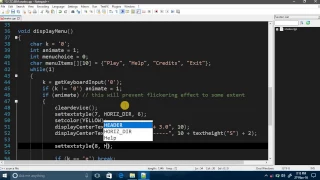Turbo C TUTORIALS MAKING A SNAKE GAME PART 2 Not Explained