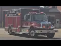 FIRE Hanover Park Fire Dept Squad 15 and Hazmat 15 Responding