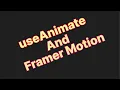 Cool React Framer motion team card animation useAnimate hook