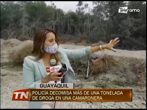 Policía decomisa más de una tonelada de droga en una camaronera