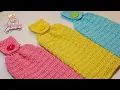 Easy Hanging Kitchen Towel - Crochet Tutorial
