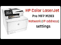 Download Lagu How to set IP address on HP Color LaserJet MFP M283 printer ( network settings )