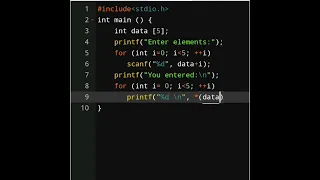 C Program to Access Array Elements Using Pointer