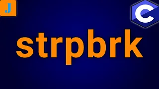 C strpbrk