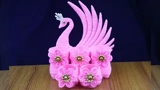 Transform Cardboard Tubes Into a Gorgeous Swan Decor Piece ♻️