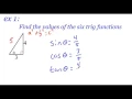 Pre-Calculus 4 3 Right Triangle Trigonometry part 1