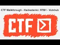 CTF Walkthrough-Hackademic RTB1-Vulnhub With AI Ethical Hacking Mobile Hacking Wifi hacking