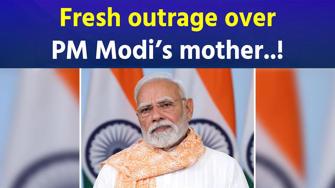 New controversy over PM Modi’s mother, BJP leaders slam Congress and Rahul Gandhi