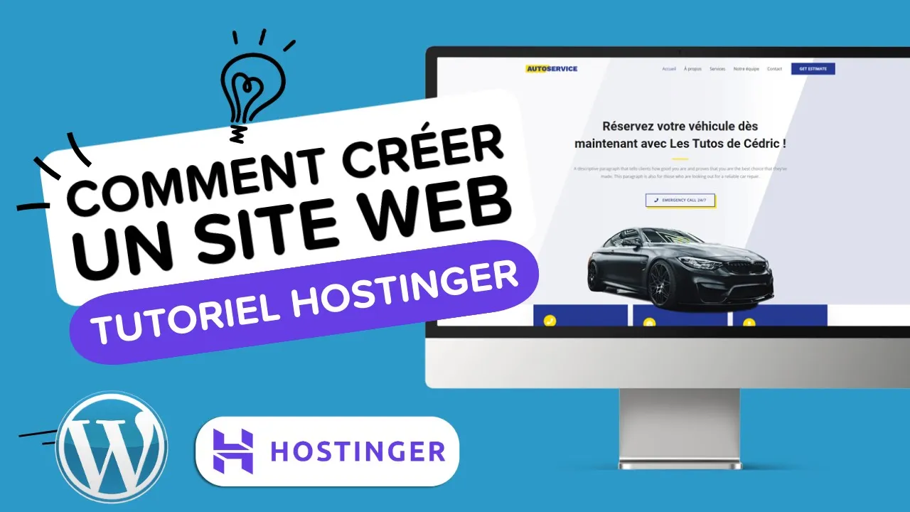 Tutoriels Comment Créer un Site Web avec WordPress sur Hostinger - Tutoriel Hostinger