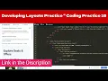 Coding Practice 16 Developing Layouts Practice Ecommerce Website Explore Section
