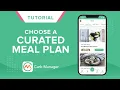 How to Choose a Curated Meal Plan in Carb Manager