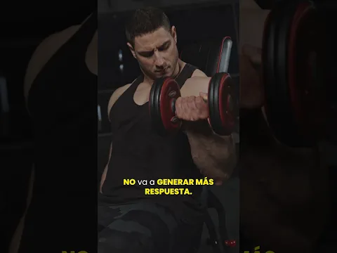💪🏼 ¡¡NO te pases de VOLUMEN con el BÍCEPS‼️