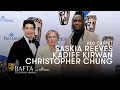 Saskia Reeves Kadiff Kirwan and Christopher Chung chat Slow Horses BAFTA TV Awards 2023