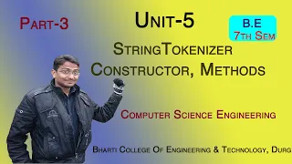 StringTokenizer Constructor Methods in Network Programming Part 3 By Mr Neetish Chandrakar