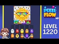 Pixel Flow Level 1220 Solution Walkthrough