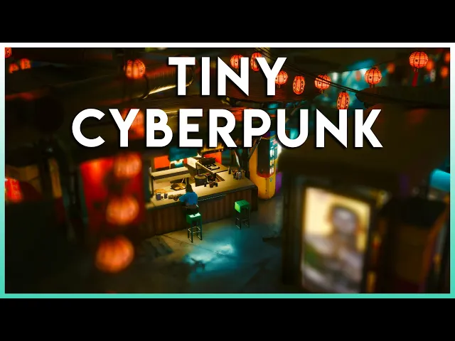 Tiny Cyberpunk 2077 | Tilt Shift | Flurdeh