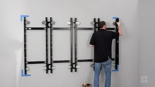 installation chief tiled led video wall mounting system