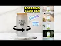 Rotating Frosted Libbey Glass Can Canva Tutorial