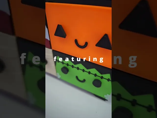 Frankenstein Faceplate for GEN2 Decor Drawers | Kawaii Halloween Friends video thumbnail