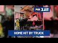 Out of a movie Driver arrested after crashing into Tigard home