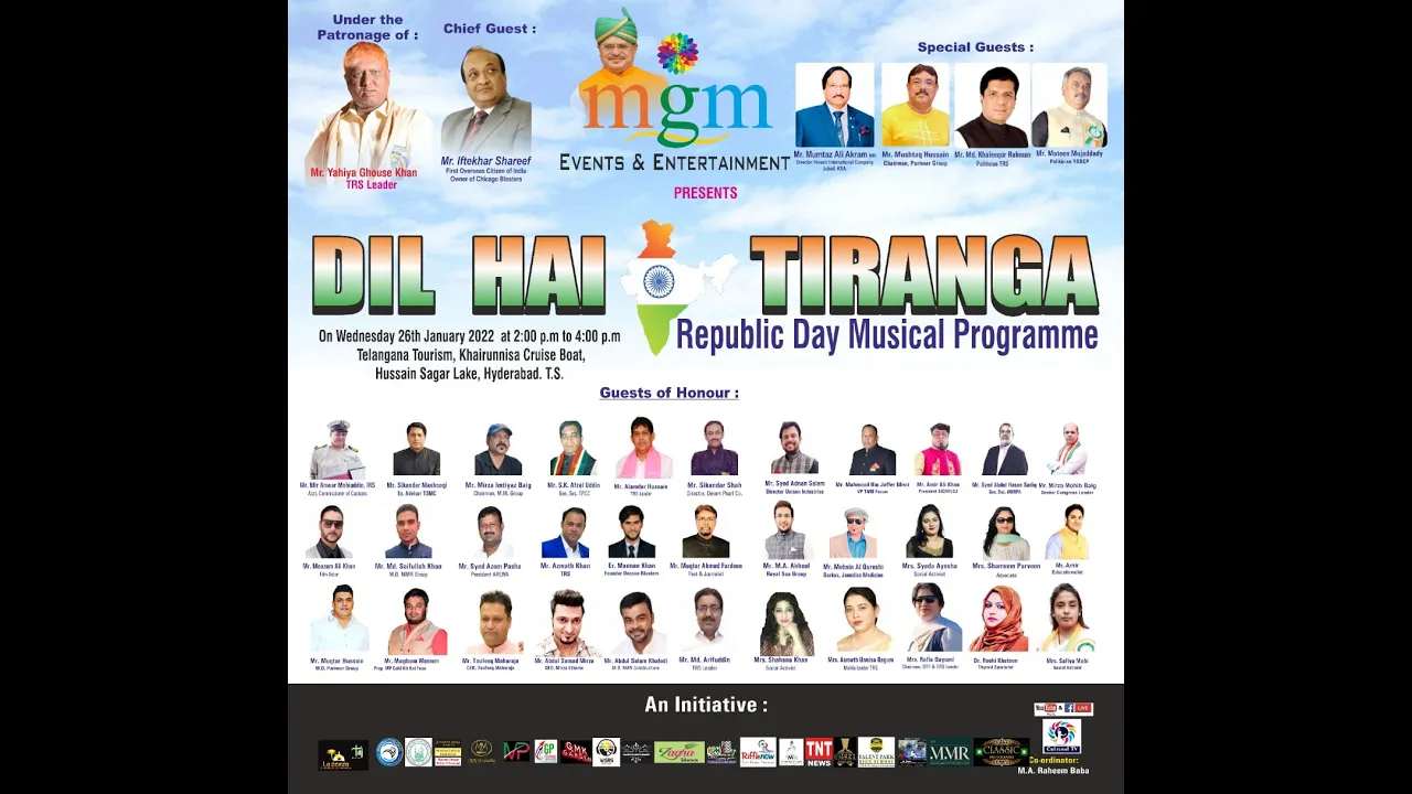 MGM Arts & Events Presents ll "DIL HAI TIRANGA" Republic day Musical Programme ll LIVE