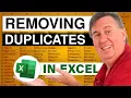Excel - How To Remove Duplicates In Excel And Keep One