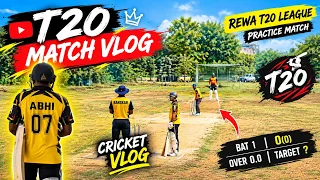👉 T20 Match Vlog 🔥 | Rewa T20 League Practice Match | Full Cricket Vlog #cricket #t20match #vlog g