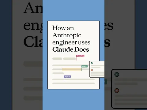 How an Anthropic engineer uses Claude Docs