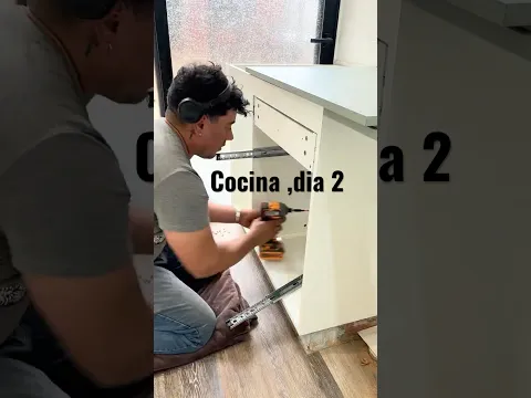 Instalación de cocina parte 2 #carpintería