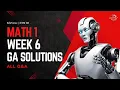 Math 1 Week 6 Graded Assignment IITM BS Degree Complete GA Solution PDF