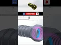 Solidworks CAD Design Exercise 180 Pipe Tube Joint Short in Solidworks
