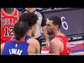 Zach Lavine and Cade Cunningham talk trash to each other