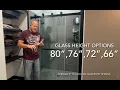 UNIKOO UKD01 Frameless Shower Door Review Glass Height Clear Opening Explained