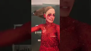 PART 2 Of Removing The Over 30 000 Crystals On My Dojacat Dupe Look By SamanthaJaymes Makeup 