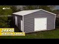 24x40 Metal Building Charles Ordered at Alan s Factory Outlet