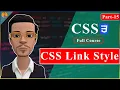 Lecture-15 CSS3 CSS Links Style CSS Bangla Tutorial