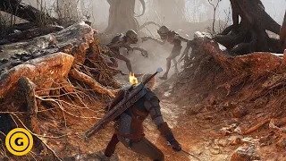 The Witcher 3 Wild Hunt Remastered Transmog Environment and Combat Showcase