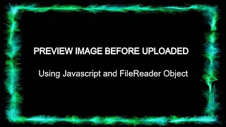 Image With JavaScript and FileReader Object